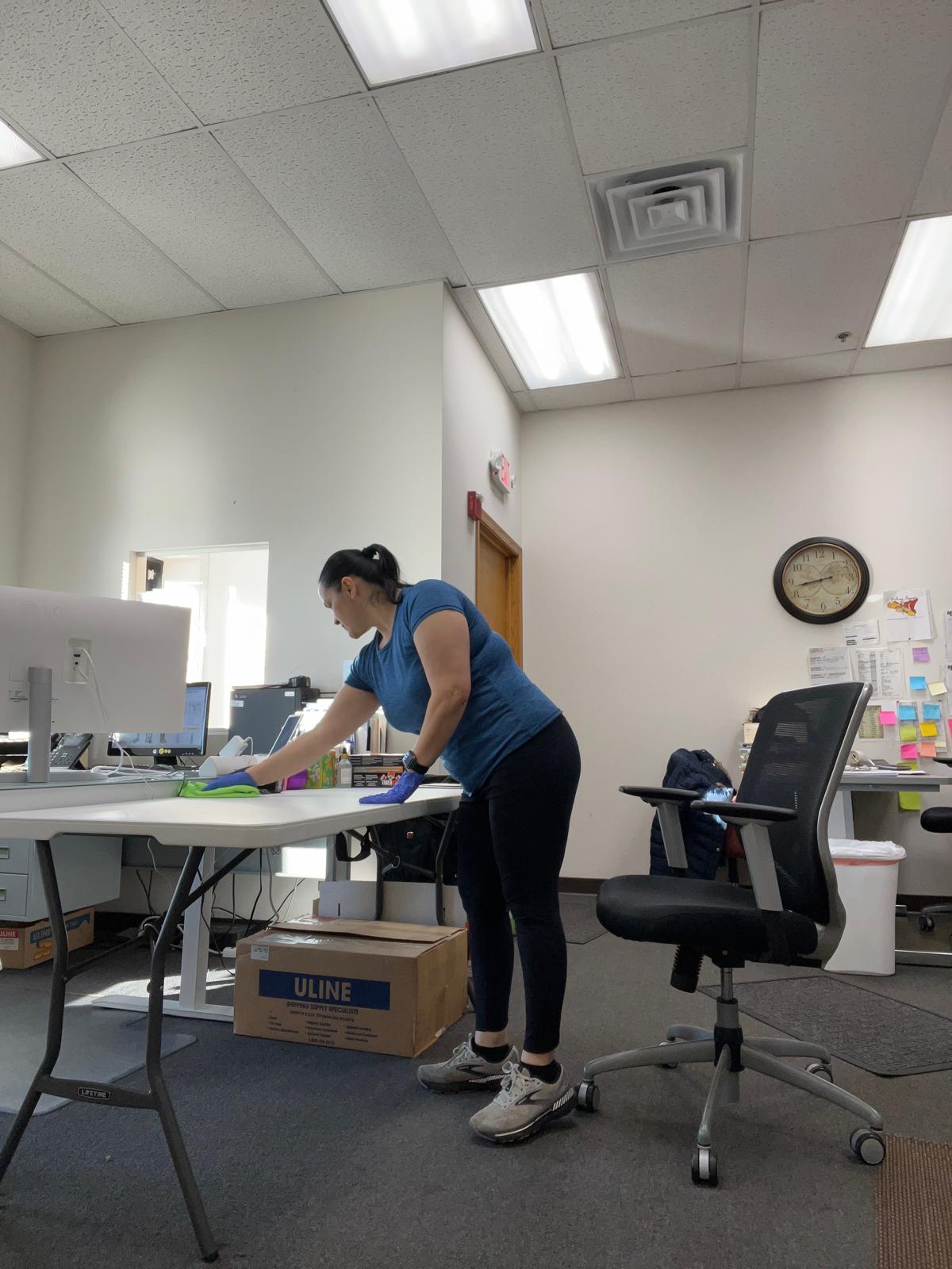 Norma Ramirez providing professional cleaning